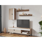 Living Porto Stejar Sonoma/Alb 160 cm