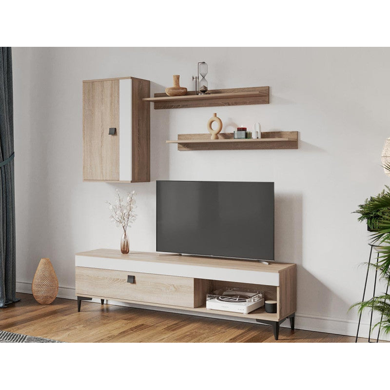 Living Porto Stejar Sonoma/Alb 160 cm