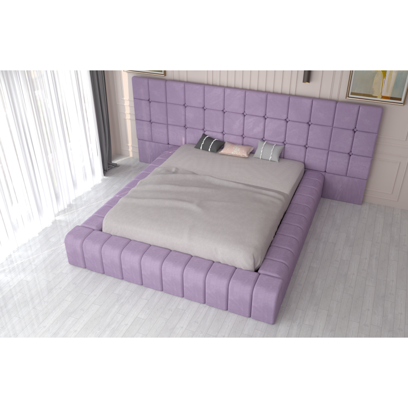 Pat Tapitat Regal Galaxy Mov cu Extensie si cu Saltea