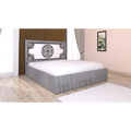Pat Tapitat Stefan Cod115 Gri Cu Saltea