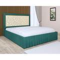 Pat Tapitat Stefan Cod146 Verde Cu Saltea