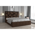 Pat Tapitat Tudor Cod1050 Maro Cu Oglinda Neagra Cu Saltea
