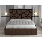 Pat Tapitat Tudor Cod1050 Maro Cu Oglinda Neagra Cu Saltea