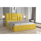Pat Tapitat Tudor Cod1060 Gabeln Cu Oglinda Gold Fara Saltea