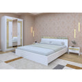 Set Dormitor Star Daria Gold Alb Dulap 3 usi cu oglinda