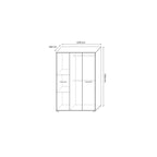 Sifonier Roxana Stejar Sonoma 123 cm