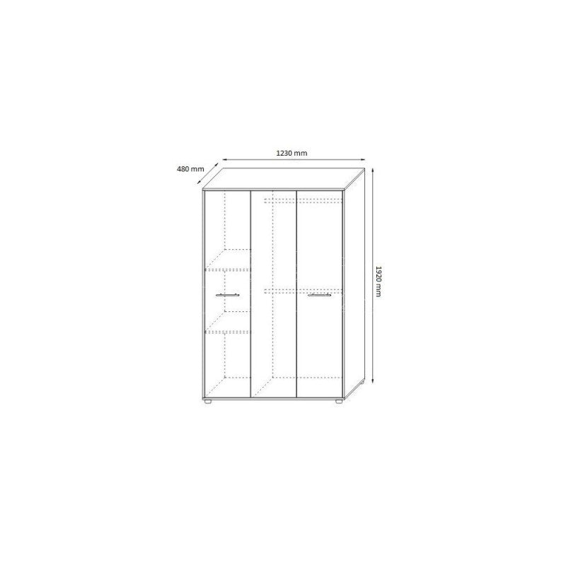 Sifonier Roxana Stejar Sonoma 123 cm