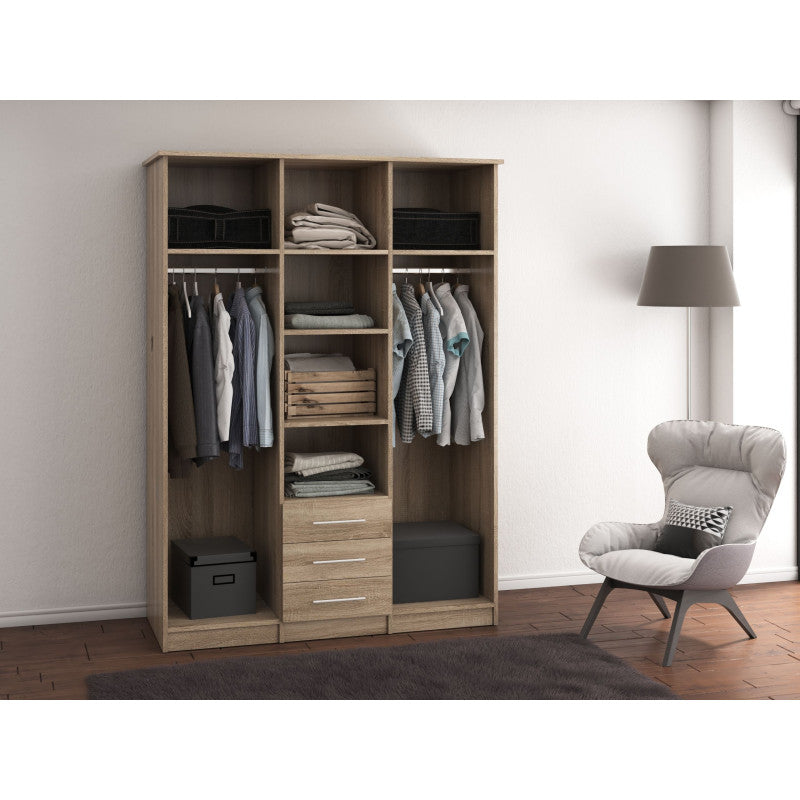 Dressing Szantal 3d sonoma, 210 x 150 x 64 cm
