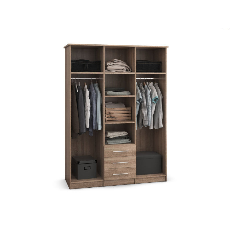 Dressing Szantal 3d sonoma, 210 x 150 x 64 cm